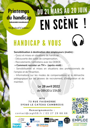 Printemps du handicap - affiche handicap&vous