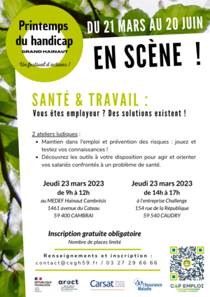Printemps du handicap - Sante et travail C