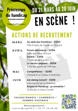 PDH - affiche actions de recrutement