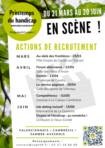 PDH - affiche actions de recrutement